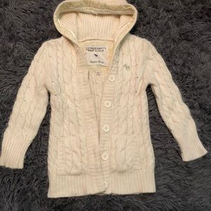 Abercrombie & Fitch Button-up Hooded Sweater